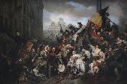 Egide Charles Gustave Wappers Episode of the September Days 1830 oil